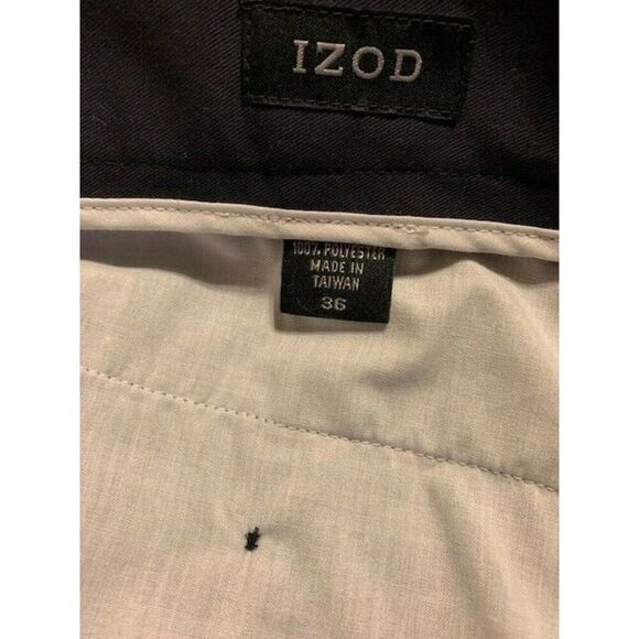IZOD SIZE 36 NAVY BLUE SHORTS - Picture 4 of 4